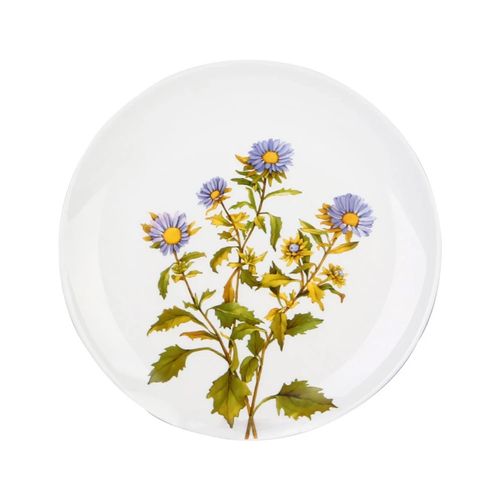Prato Raso Em Vidro Opalino Flora 24,1cm L'Hermitage