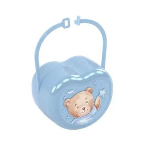 Porta Chupeta Ursinho Azul Plasutil