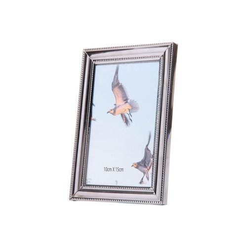 Porta-Retrato de Aço Inox Balls Prata 10cm x 15cm Wolff