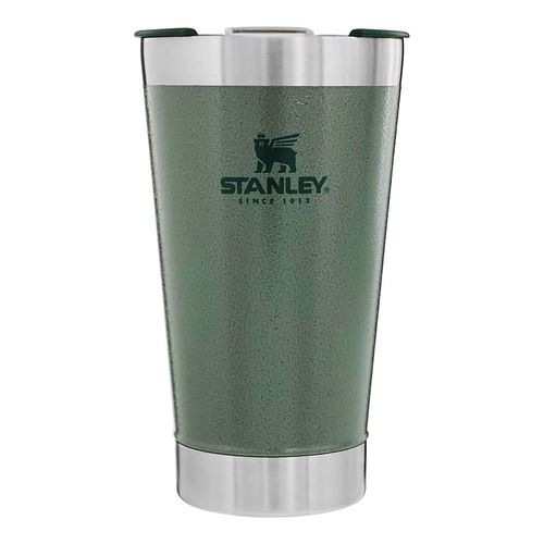 Copo Térmico 473ml De Cerveja Com Tampa Verde Stanley