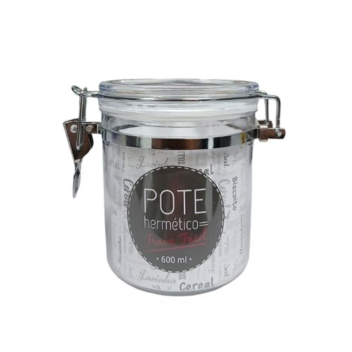 Pote Hermético Trava Fácil 600 ml Clink