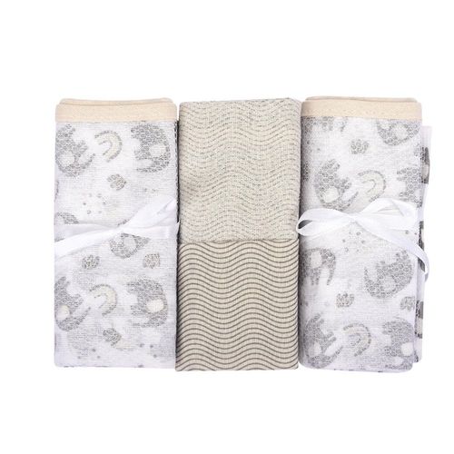 Kit Com 3 Saquinhos De Maternidade Elefante 30x40cm Minasrey