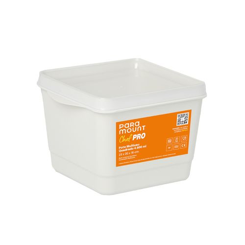 Pote Chef Pro Quadrado 4,6L Paramount