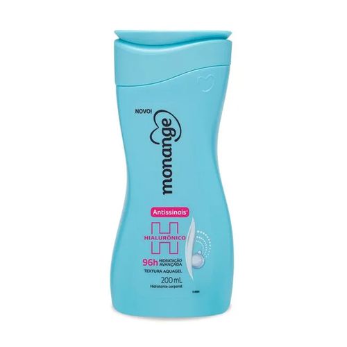 Hidratante Corporal Antissinais com Ácido Hialurônico 200ml Monange