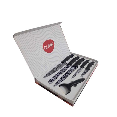 Kit De Cozinha 6 Peças Aço Inox Clink