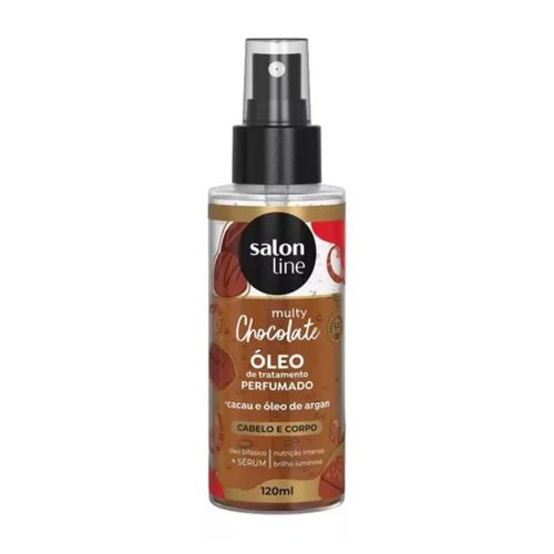 Óleo De Tratamento Cabelo E Corpo 120ml Chocolate Salon Line