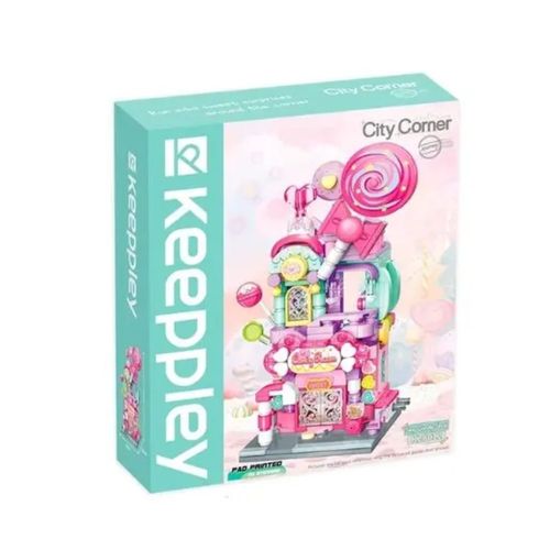 Brinquedo Blocos De Montar Loja De Balas 358 Peças City Corner BR8
