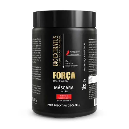 Máscara Força Com Pimenta 1Kg Bio Extratus