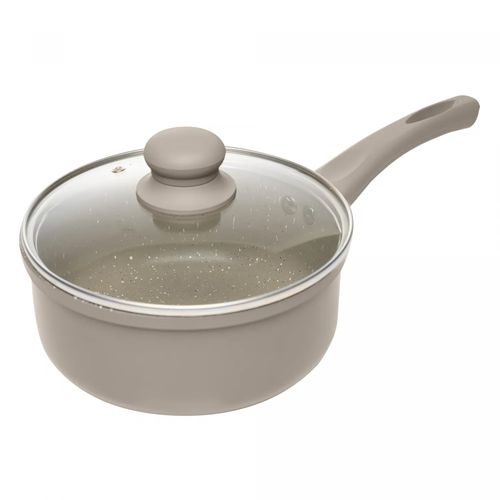 Panela de Indução Chef Pro 18cm Taupe Alumínio Lyor