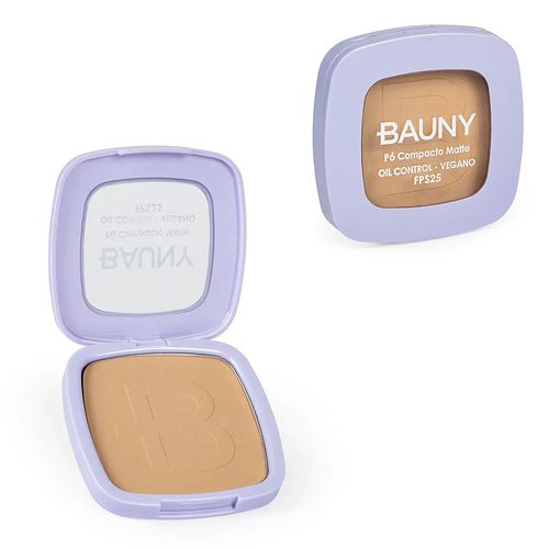Pó Compacto Matte FPS 25 Cor 60 10g Bauny