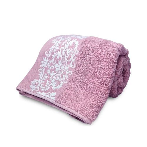 Toalha De Rosto Jacquard Medalhão Azaleia 50x70cm Corttex