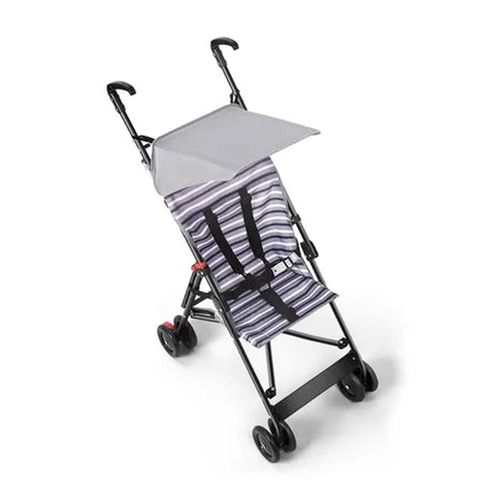 Carrinho Guarda-Chuva 6m-15kg Preto com Cinza Multikids