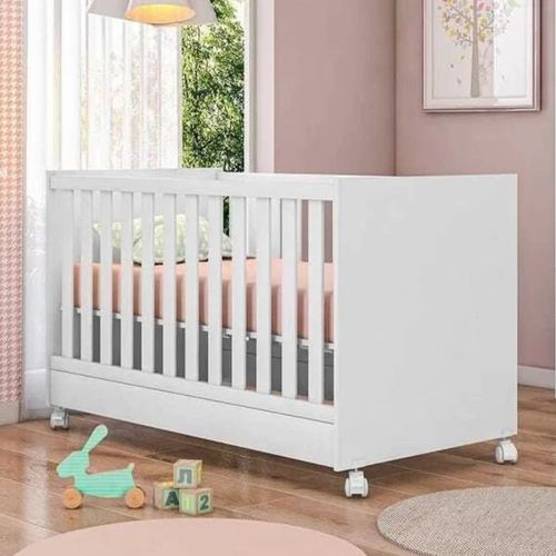 Berço Mini Cama Doce Sonho Branco Qmovi