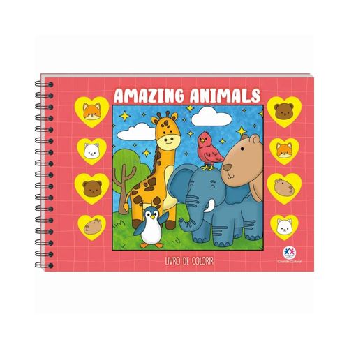 Livro Para Colorir Amazing Animals Ciranda Cultural