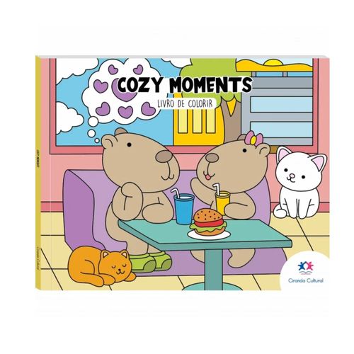 Livro Para Colorir Cozy Moments Ciranda Cultural
