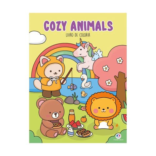 Livro Para Colorir Cozy Animails Ciranda Cultural