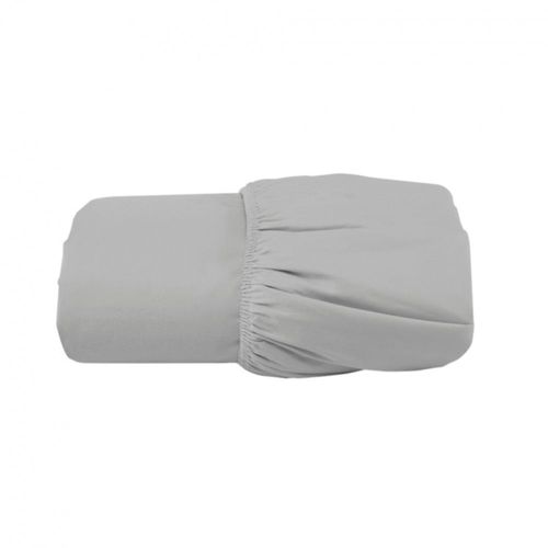 Lençol Com Elástico Casal Cinza 1,38mX1,88mX30cm Camesa