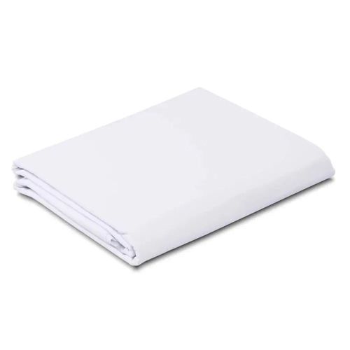 Lençol Simples Casal Liso Branco 2,20mX2,50m Kacyumara