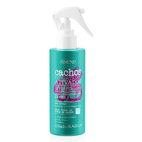 Fluido Ativador Day After Revitalizador De Cachos 190ml Amend