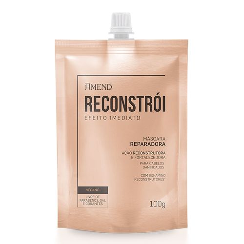 Refil Máscara Reparadora Reconstrói Efeito Imediato 100g Amend