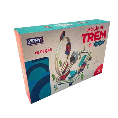 Brinquedo Kit Estação De Trem Da Cidade Zippy Toys