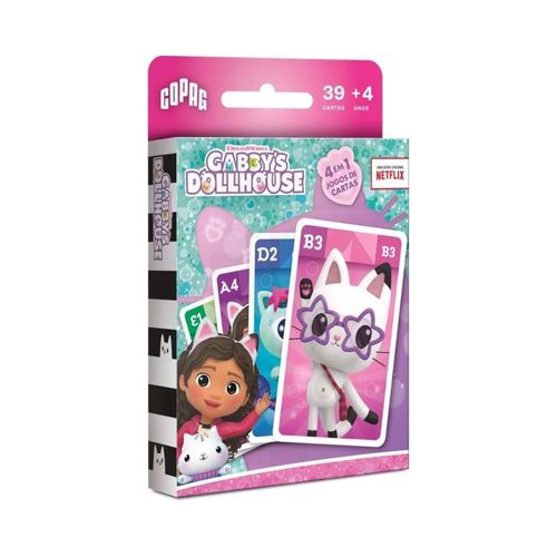 4 Jogos Em 1 Gabby’s Dollhouse Copag