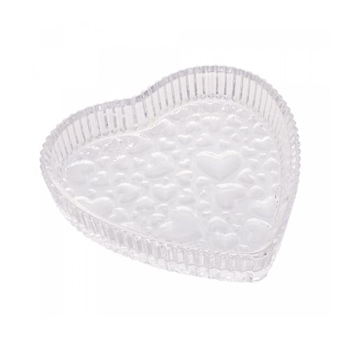 Petisqueira de Cristal Cute Hearts 18,5cm x 3,5cm Lyor
