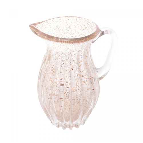 Jarra de Vidro Italy Transparente e Dourado 1,4L Wolff