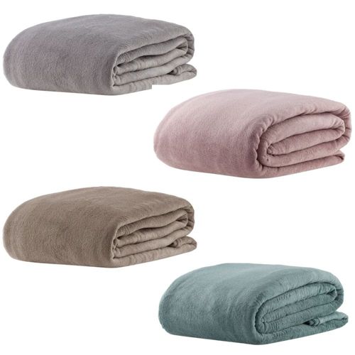 Manta Solteiro Home Design 1,50 x 2,00m Lisa Cores Sortidas Corttex