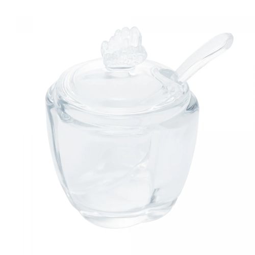 Açucareiro de Vidro com Colher Butterfly 130ml Wolff