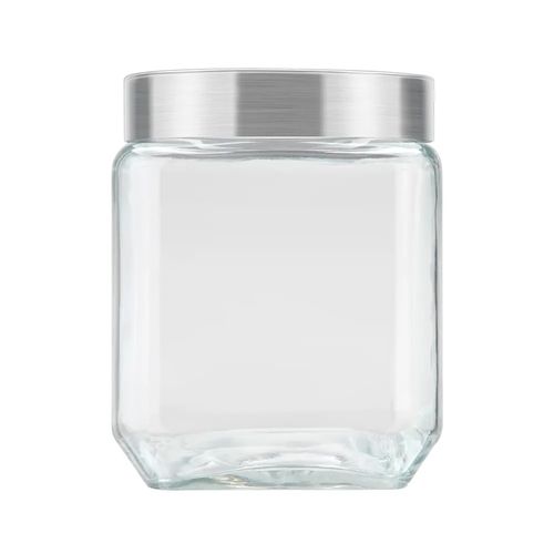 Pote Quadrado de Vidro Collection 1,2L Invicta