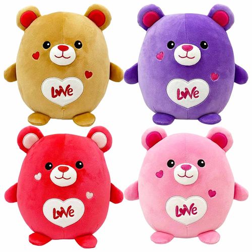 Mini Pelúcia Urso Love 20cm Cores Sortidas CAA Toys