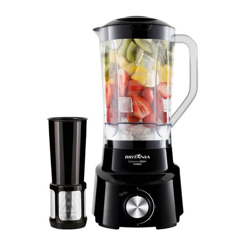 Liquidificador 900W 2,65L Diamante 800 com Filtro e 4 Velocidades Preto 220V Britânia