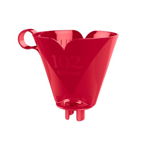 Suporte Para Filtro De Café Plástico Tamanho 102 Vermelho Sanremo