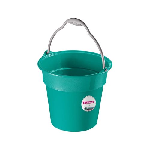 Balde De Plástico Verde 8 Litros Sanremo