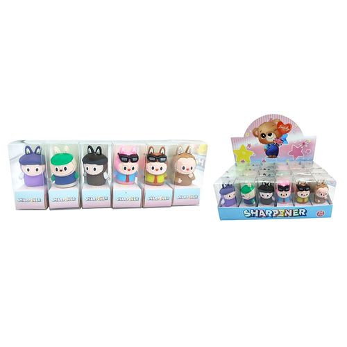 Apontador Emborrachado Sharpener Labubu (Modelos Sortidas)