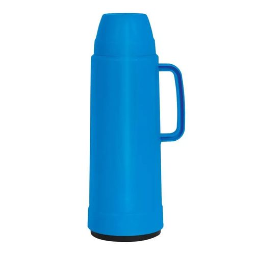 Garrafa Térmica De Rolha Use 1 Litro Azul Água Mor