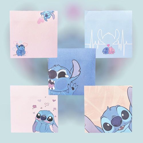 Bloco De Anotações Post It Stitch (Modelos Sortidos)