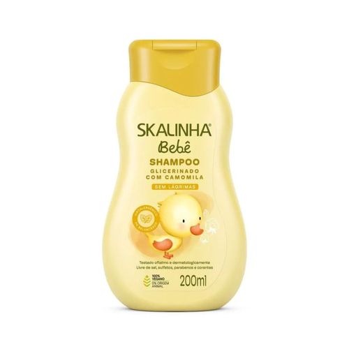 Shampoo Bebê Glicerinado Camomila 200ml Skalinha