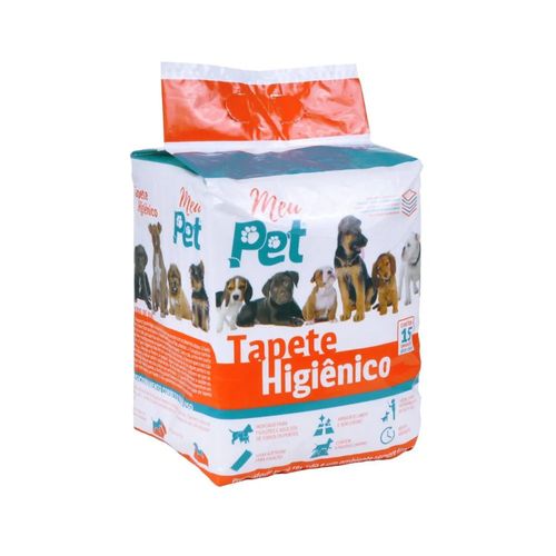 Tapete Higiênico Para Pet 58x60cm com 15 Unidades Hipertextil