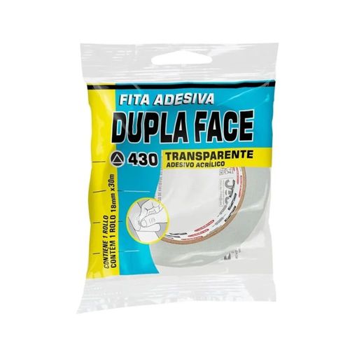 Fita Adesiva Dupla Face 18mmX30m Adelbras