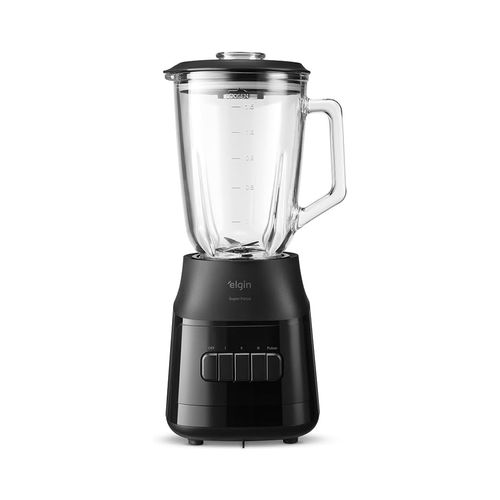 Liquidificador Super Force 1,9L 220V 900W Preto e Jarra de Vidro Elgin