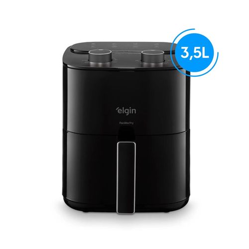 Fritadeira Air Fryer Facilita Fry 3,5 Litros 220V 1.400W Preta Grelha Removível Elgin