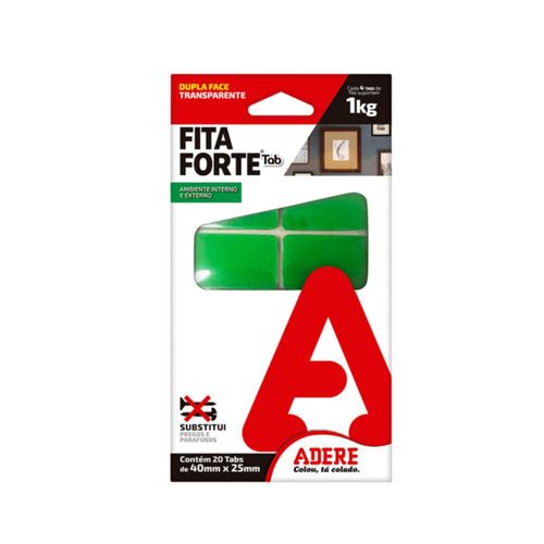 Fita Dupla Face 16 Tabs 40mmX20mm Adere