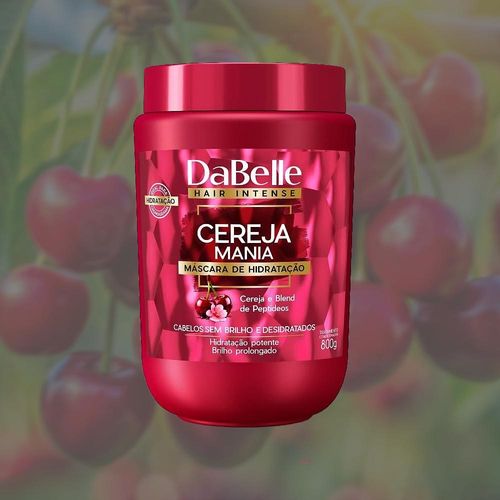 Máscara De Hidratação 800g Cereja Mania DaBelle