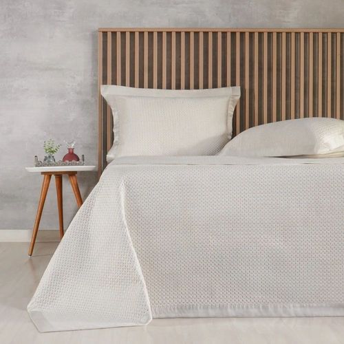 Kit Colcha Queen Satinatta Biscuit Tessi