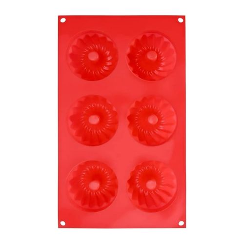 Forma De Silicone Para 6 Cupcake Wincy