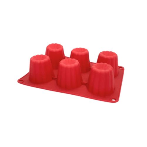 Forma de Silicone Cupcake Com 6 Cavidades Wincy