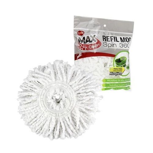 Refil de Mop Plástico E Poliéster 13,5 Cm Clink