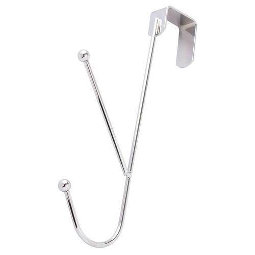 Gancho Para Porta Duplo De Metal 3,5x10x21cm Clink
